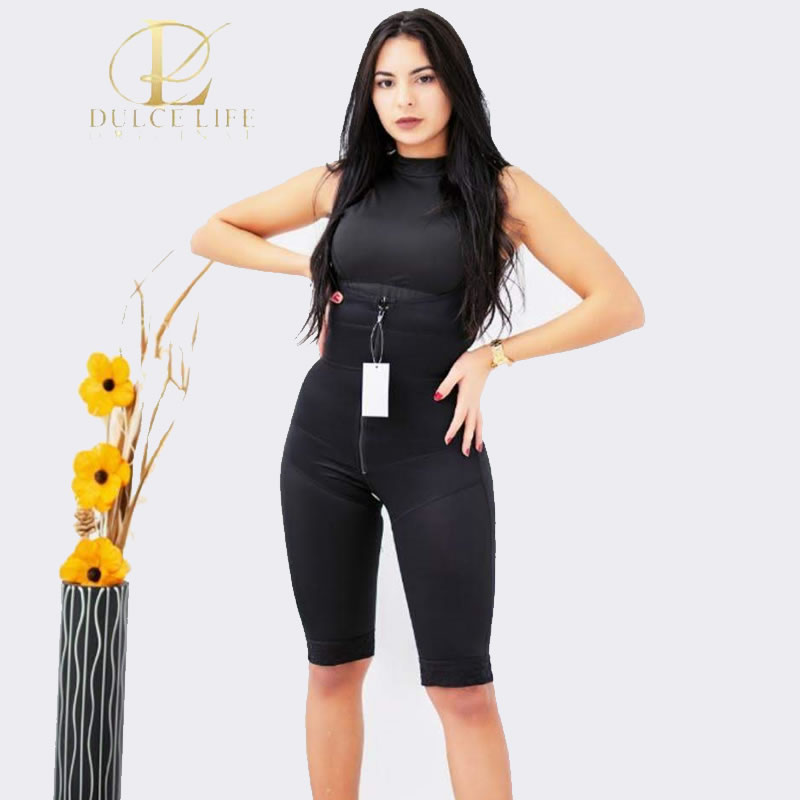 faja enteriza negra, modelo faja colombiana